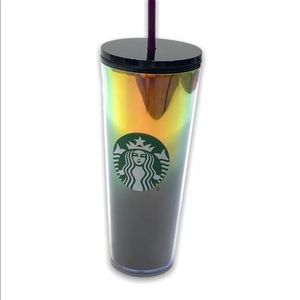 Starbucks 2020 Christmas Tumbler Oil Slick Venti